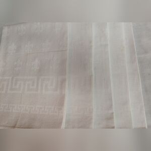 VIntage Damask Napkins Greek Key